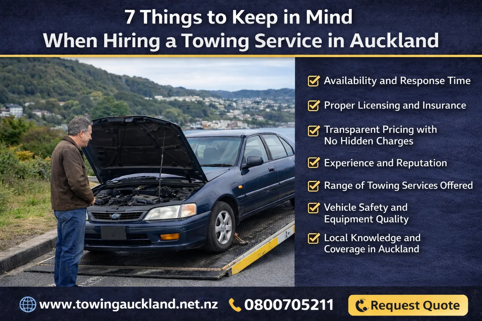 Towing services guide in Auckland