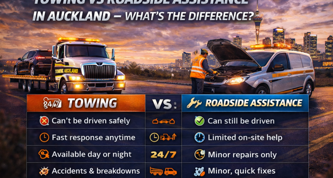 towing vs roadside assistance